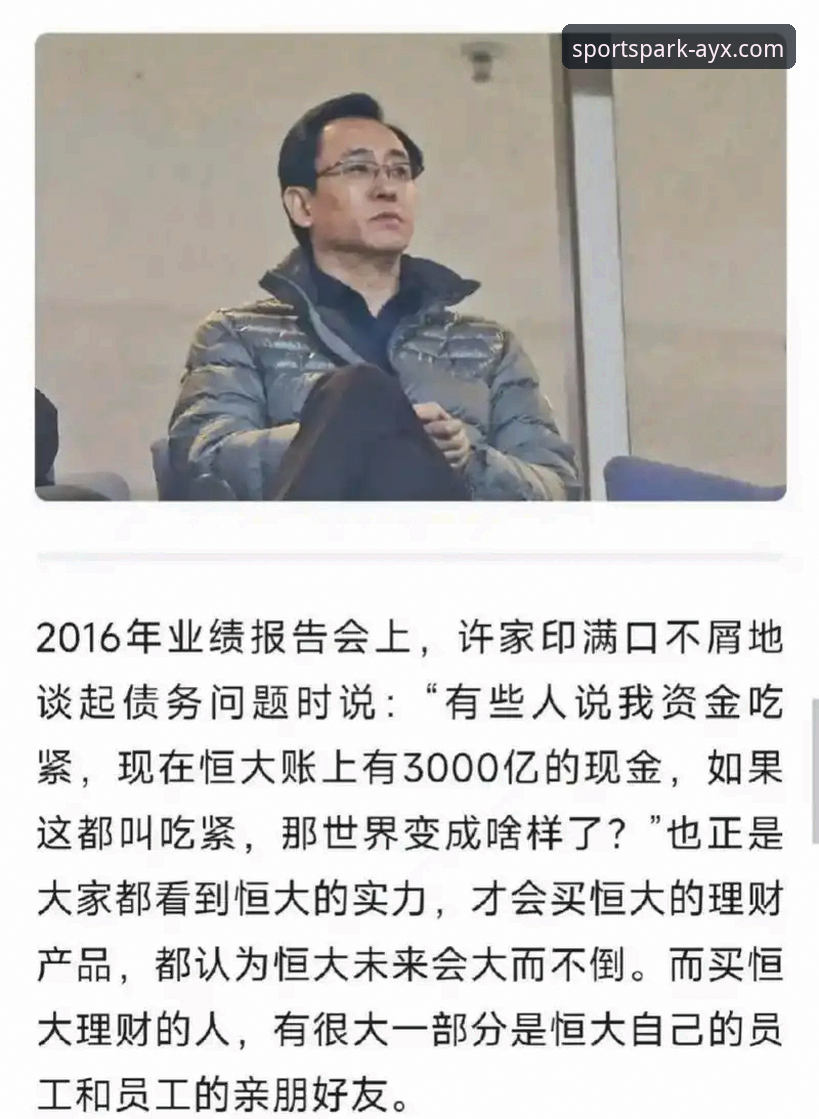 从“金元足球”到法律审判：许家印与恒大足球兴衰的深度解析